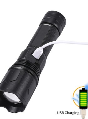 Coba glare led flashlight high power torch 26650/16850/3*AAA