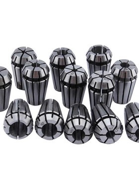 13pcs Collet Set ER11 Collet Chuck ool 1mm-7mm Spring Collet