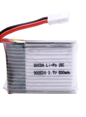 1PCS 3.7V 500mAh 25C LiPo Battery  Wl V931 F949 XK K123 6Ch