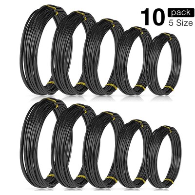 10 Rolls Bonsai Wires Anodized Alunum Bonsai raining Wire