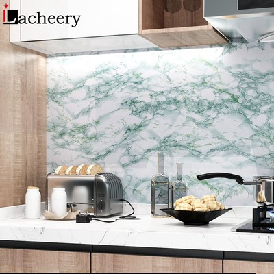 Waterproof Marble Self Adhesive Wallpaper Vinyl Film Oil pr