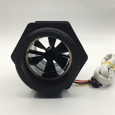 DN50 Plastic Hall Turbine Water Flow Meter Sensor 2 Inch Flo