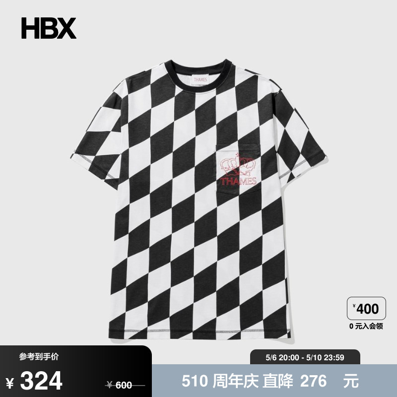 Thames MMXX Savoy Poche T-shirt短袖T恤男HBX彩色