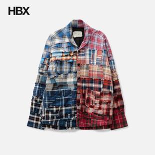 LAUREN Shirt Plaid Boxy 外套夹克男HBX Gradiant GREG