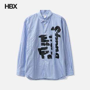 Will Striped 衬衫 SHIRT 男HBX 长袖 Strong Sleeve CDG Long
