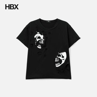 THUG CLUB Dead Inside Double Layer T-Shirt 短袖T恤男HBX