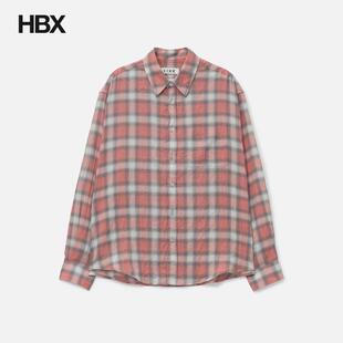 COOR Seersucker Ombre Checkered Shirt 衬衫男HBX