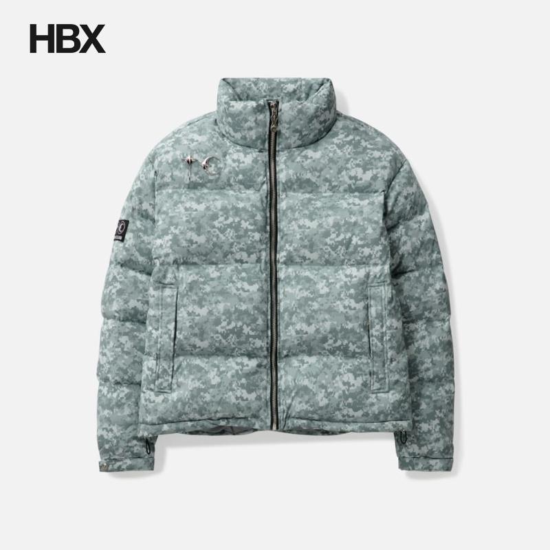 THUG CLUB TC Logo Camo Down Jacket 保暖鸭绒外套男HBX