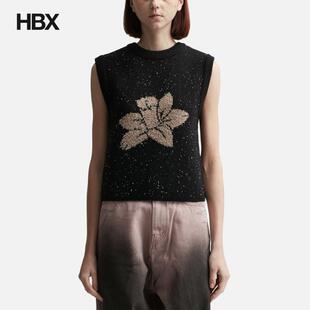 Lesugiatelier Merino Wool Blended Flower Vest 无袖外套女HBX