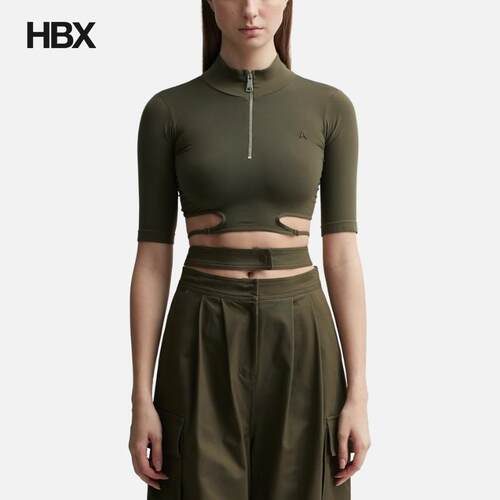 ANDREADAMO SCULPTING JERSEY CUT-OUT TOP 上衣女HBX