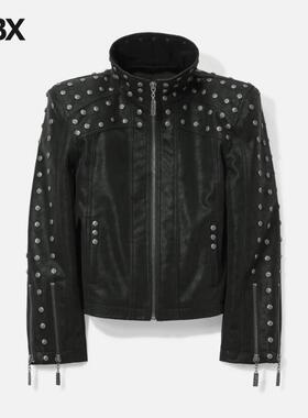 Thought We Friends Chan Studded PU Leather Jacket 外套 HBX