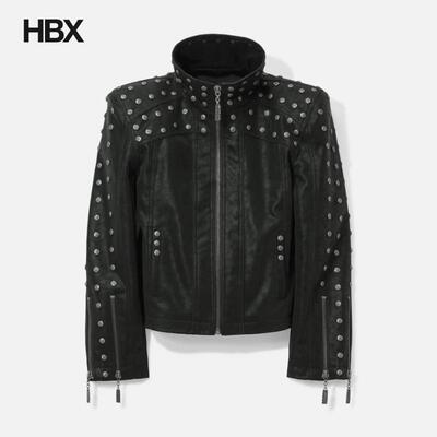 Thought We Friends Chan Studded PU Leather Jacket 外套 HBX