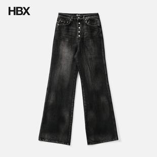 THUG CLUB TC Logo Washed Denim 牛仔裤男HBX