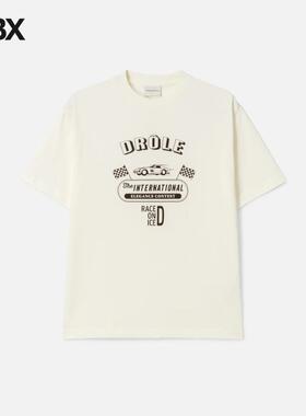 Drole de Monsieur Le T-shirt Race On Ice 短袖T恤男HBX
