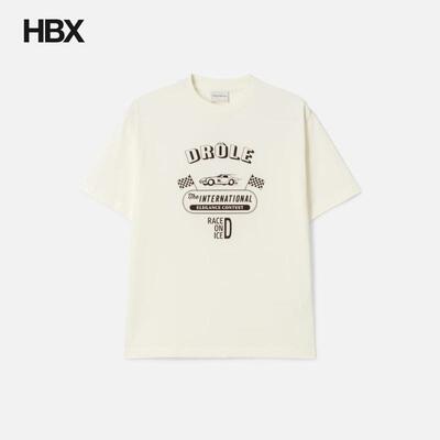 Drole de Monsieur Le T-shirt Race On Ice 短袖T恤男HBX