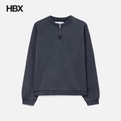 Garment Dyed Zip Tonywack Sweatshirt 无帽卫衣男HBX