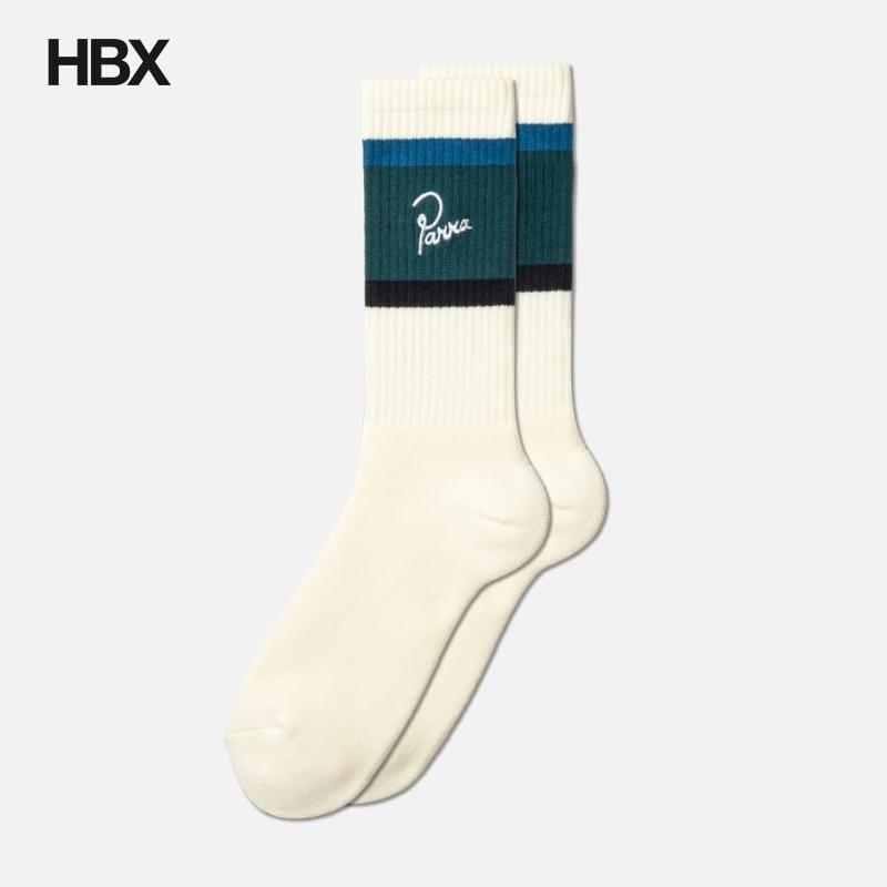By Parra Signature Striped Crew Socks 袜子男HBX