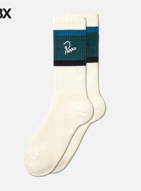 By Parra Signature Striped Crew Socks 袜子男HBX