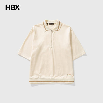 NULABEL CM1Y0K42 Zip Polo Shirt Polo 衫男HBX