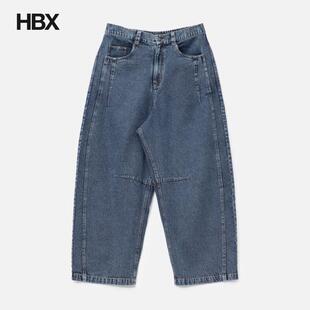 Dhruv Kapoor Paneled Barrel Jeans 牛仔裤男HBX
