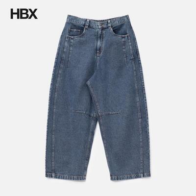 Dhruv Kapoor Paneled Barrel Jeans 牛仔裤男HBX
