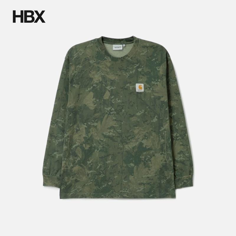 Carhartt WIP/卡哈特 Long Sleeve Camo Combi 长袖T恤男HBX