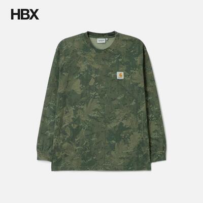 Carhartt WIP/卡哈特 Long Sleeve Camo Combi 长袖T恤男HBX