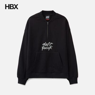 Pleasures x Daft Punk Primetime Quarter Zip 无帽卫衣男HBX