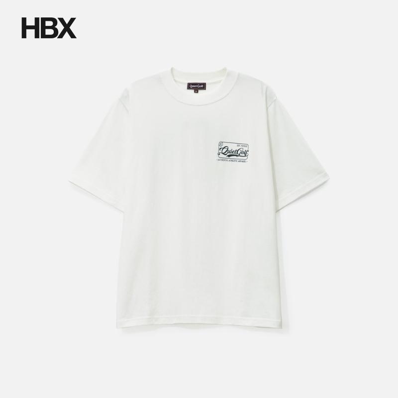 QUIET GOLF Badge T-Shirt短袖T恤男HBX