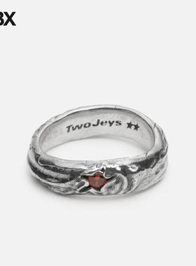 TwoJeys Red Stone Ring 戒指HBX