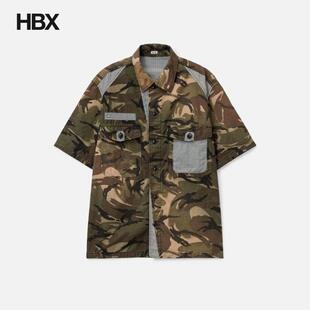 KHOKI Patchworked Camo Shirt 衬衫男HBX