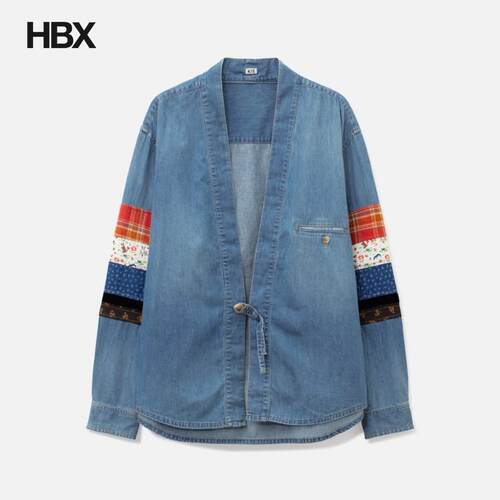 KHOKI Patchwork Denim Overshirt 衬衫男HBX
