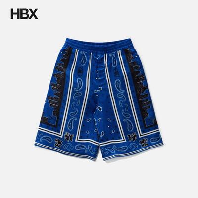 Off-White BANDANA VISCOSE SHORTS 短裤男HBX