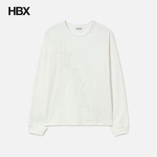 Laser 长袖 Perforated Berlin T恤男HBX Shirt Makhmadim