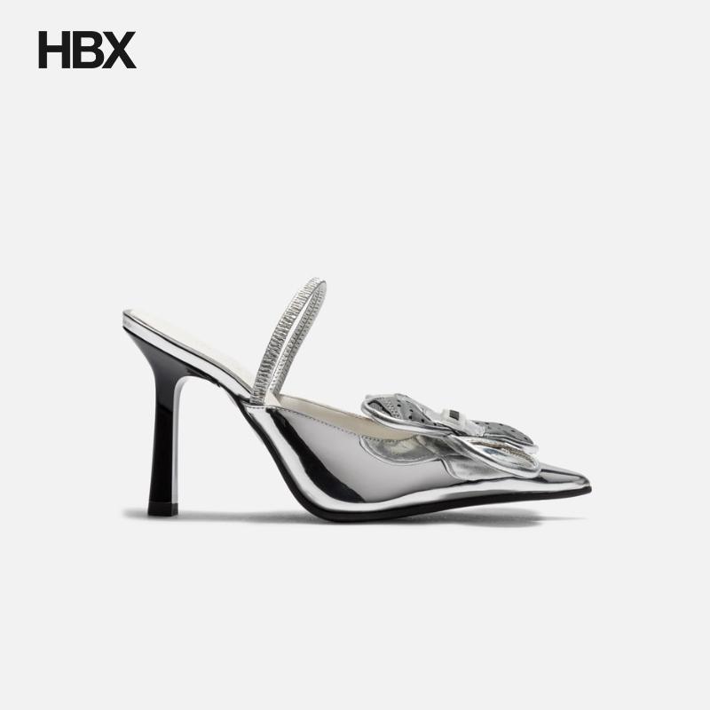 ANCUTA SARCA Poppy Upcycled Trainer Flower Mule 高跟鞋女HBX