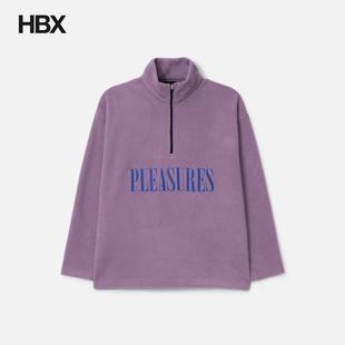 Pleasures Onyx Half Zip Polar Fleece 无帽卫衣男HBX