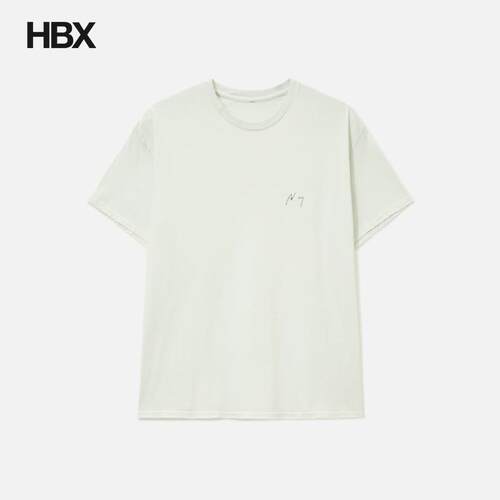 ANCELLM Embroidery Dyed T-Shirt 短袖T恤男HBX