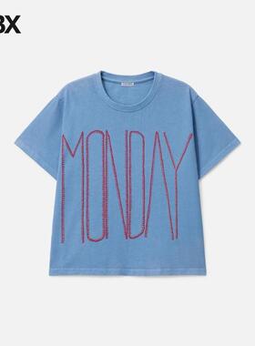 Glass Cypress Blue Whore T-shirt 短袖T恤男HBX