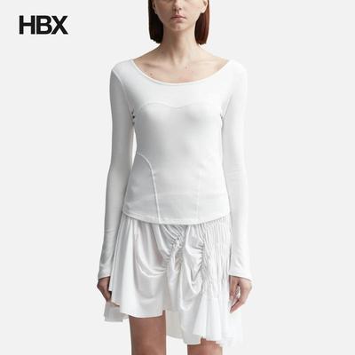 NACHE Unbalanced Mixed Dress 连衣裙女HBX