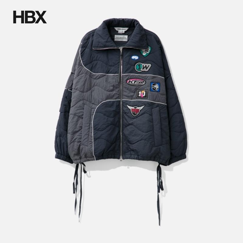 DHRUV KAPOOR STAMPED PADDED BOMBER 外套HBX