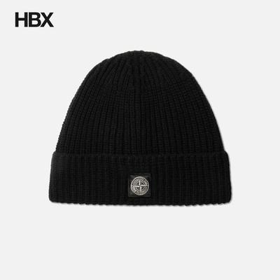 Stone Island/石头岛 Light RWS Geelong Wool 针织帽男HBX