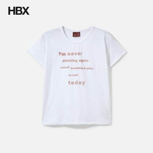 Praying Never Drinking Again Mens T-Shirt 短袖T恤HBX