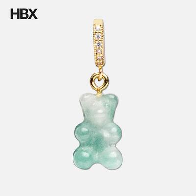 Crystal Haze Crystal Nostalgia Bear Hoop 耳饰女HBX