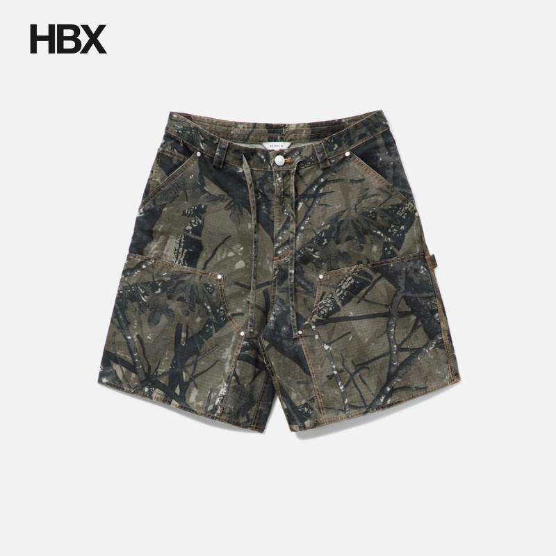 MARKGONG Camo Cargo Shorts 短裤女HBX图片