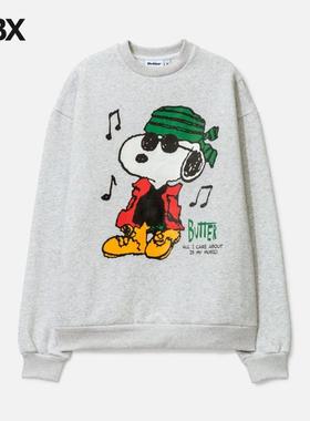 Butter Goods x Peanuts Music Crewneck 无帽卫衣男HBX