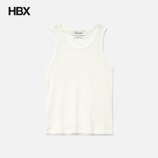 Tonywack Silk Lyocell Rib Tank Top 背心男HBX