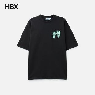 Goods 短袖 Footprints Shirt T恤男HBX Butter
