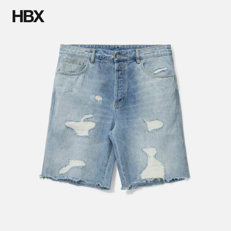 Cole Buxton Repaired Denim Shorts 短裤男HBX