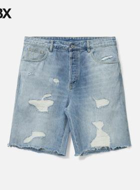 Cole Buxton Repaired Denim Shorts 短裤男HBX