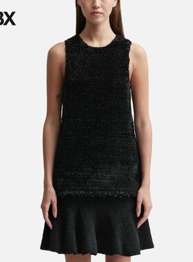 Jil Sander FRAYED VELVET KNITTED TANK TOP 背心女HBX